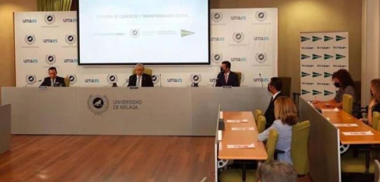 Crean en la UMA la Cátedra de Comercio y Transformación Digital para promover la investigación en la actividad comercial