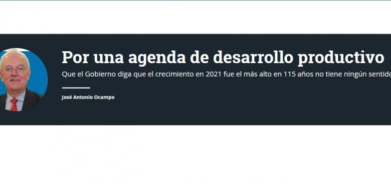 Por una agenda de desarrollo productivo