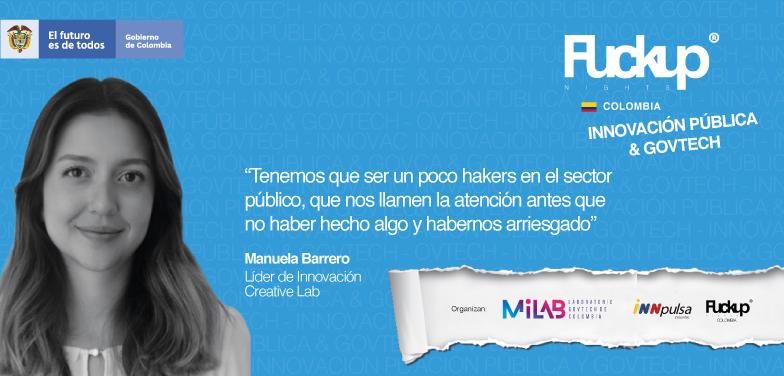 Mi primer trabajo en innovación pública – Fuckup Nights Colombia Innovación Pública y Govtech