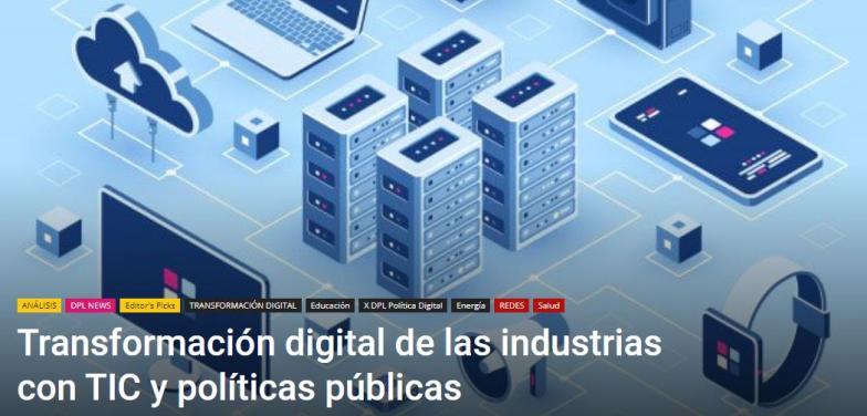 Transformación digital de las industrias con TIC y políticas públicas