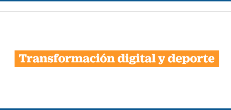 Transformación digital y deporte