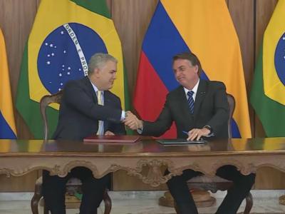 ‘Las relaciones entre Colombia y Brasil están en el punto más alto’: Duque