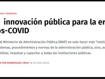 La innovación pública para la era pos-COVID