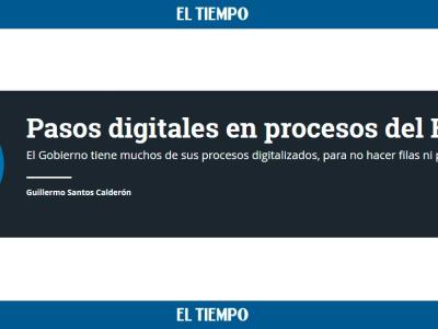 Pasos digitales en procesos del Estado