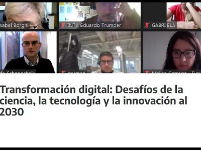 Transformación digital: Desafíos de la ciencia, la tecnología y la innovación al 2030