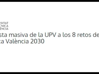 Respuesta masiva de la UPV a los 8 retos de Misión Climática València 2030