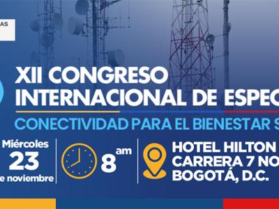 Prográmese para la versión No. XII del Congreso Internacional del Espectro