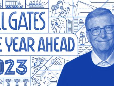 Cambio climático e inteligencia artificial entre las predicciones de Bill Gates para 2023