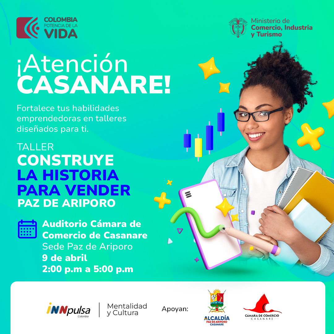 iNNpulsa llega a Casanare con talleres para fortalecer las habilidades de los emprendedores de la región