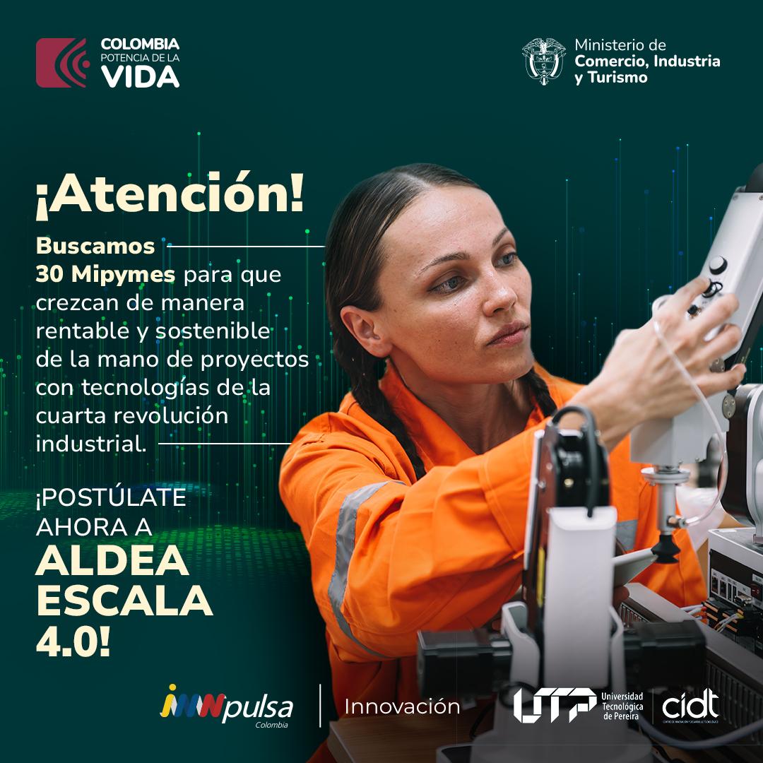 Innovación Tecnológica para el Crecimiento Empresarial - Aldea Escala 4.0 - Convocatoria INNT 24