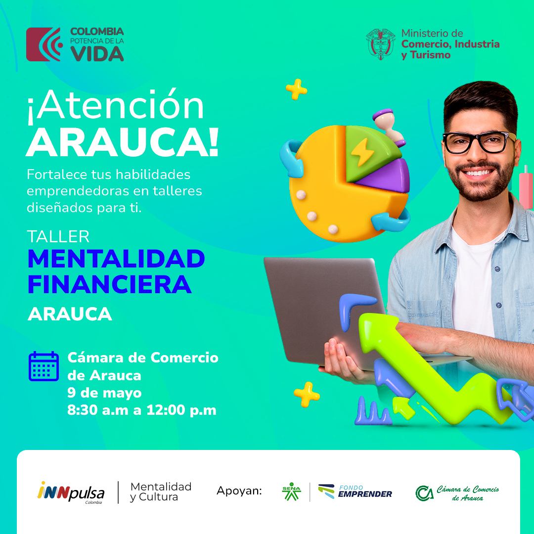 iNNpulsa llega a Arauca para fortalecer las habilidades financieras de los emprendedores de la región