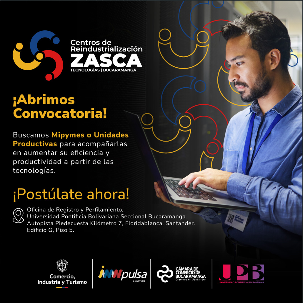 Zasca Tecnologías | Bucaramanga. (Postulación presencial)