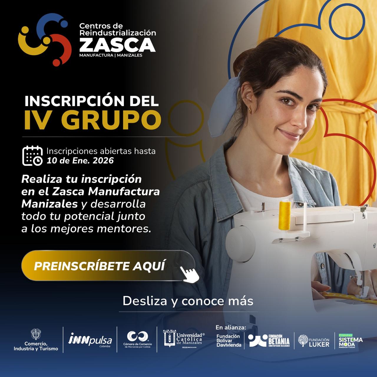 ZASCA Manufactura | Manizales | Villamaría | Cohorte 4
